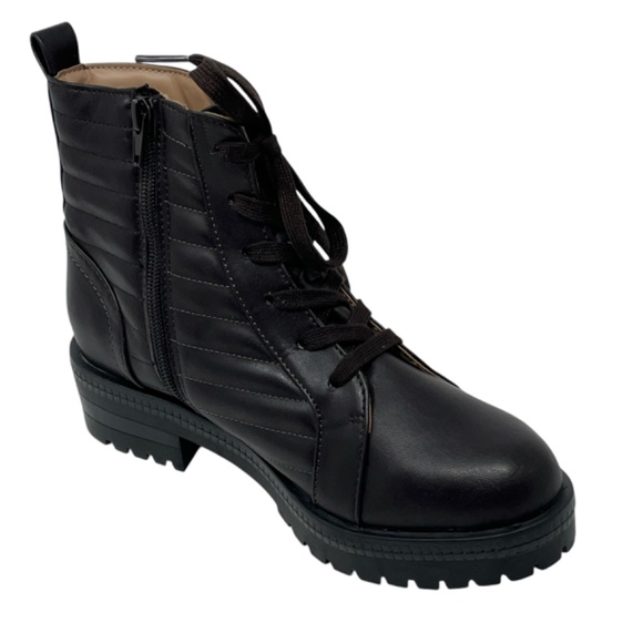 Life Stride In Motion Stormy Combat Faux Leather Lace Up  Ankle Boots Size 6M - Picture 12 of 12